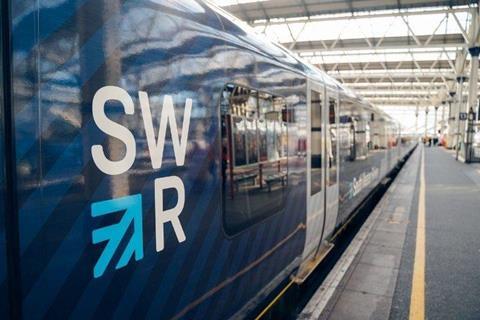 SWR logo on train
