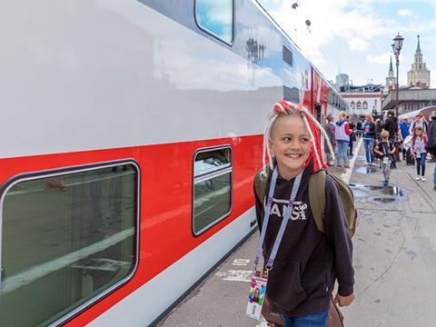 Russian Railways augmented its scheduled long-distance trains with a series of special services which carried fans free of charge to the World Cup host cities.