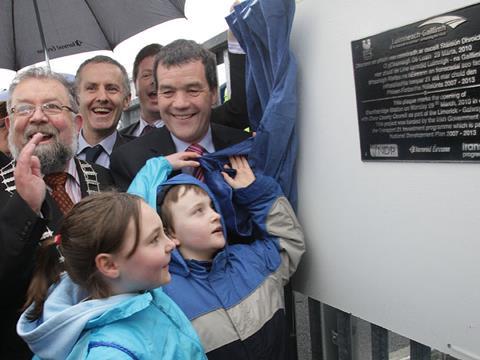 Minister for Transport Noel Dempsey formally launched the Western Rail Corridor service on March 29.