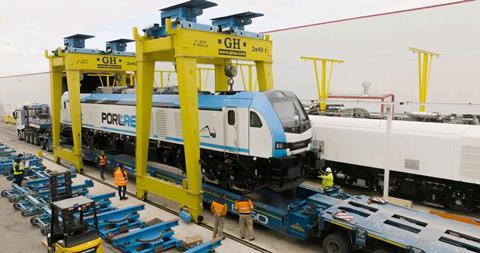 Euro 4000 Portren locomotives have been left Stadler Valencia factory