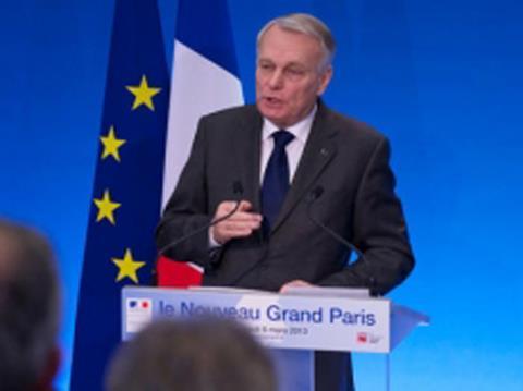 Prime Minister Jean-Marc Ayrault said the Nouveau Grand Paris metro programme was 'unprecedented in its ambition'.
