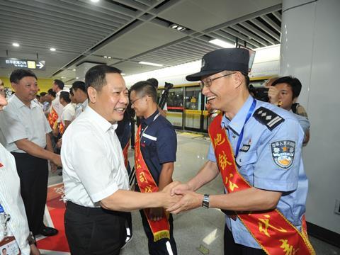 Nanchang metro Line 2 opened on August 18.