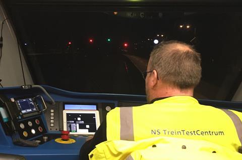 NS carried out its first trials of automatic train operation
