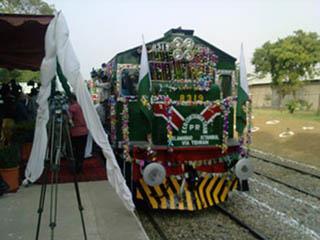 ECO train in Pakistan.