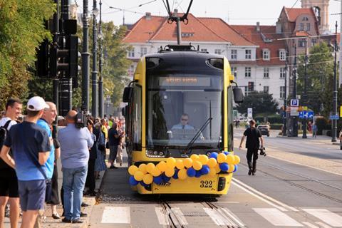 Toruń tramway extension opens