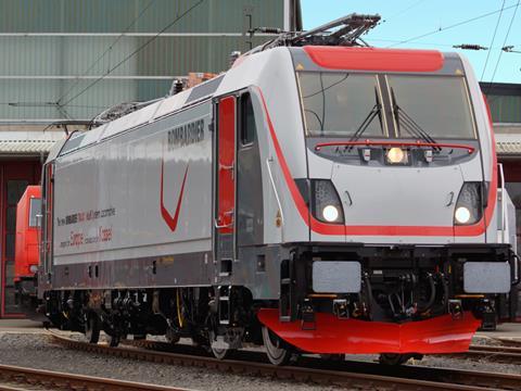 Bombardier Transportation Traxx MS3 locomotive.