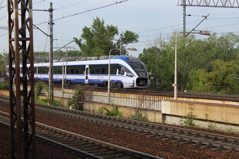 PESA Dart IC train Warszawa