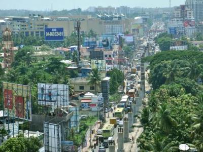 The Kochi metro will run on an elevated alignment.