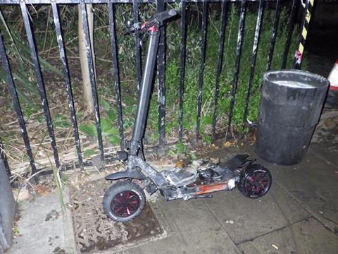 Parsons Green scooter