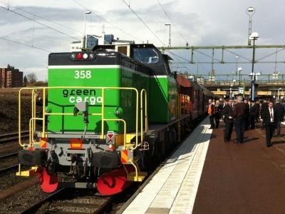 Five of Green Cargo's re-engined Td diesel locos have been fitted with ERTMS on-board equipment.