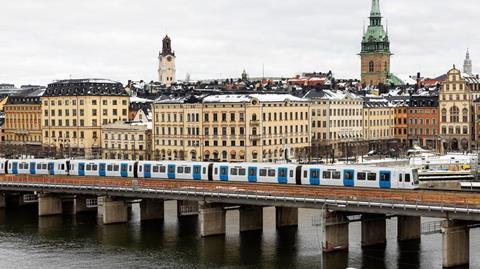 Stockholm metro Movia C30 train (Photo Alstom)