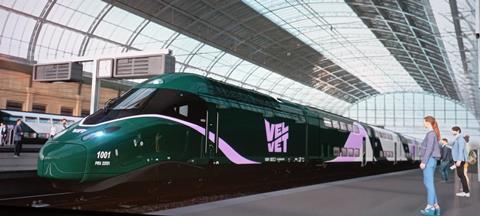 Velvet train impression