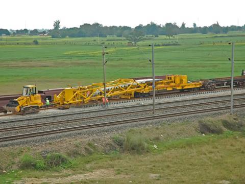 Construction of the Eastern Dedicated Freight Corridor.