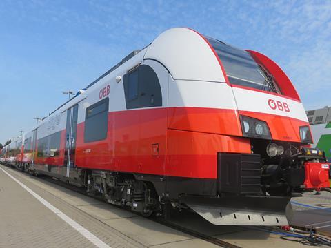 Austrian Federal Railways has placed a firm order for Siemens Mobility to supply a further 11 Desiro ML Cityjet electric multiple-units by the end of 2021.