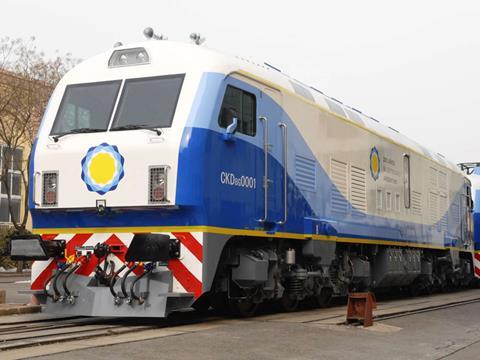 CNR Dalian locomotive for Argentina.