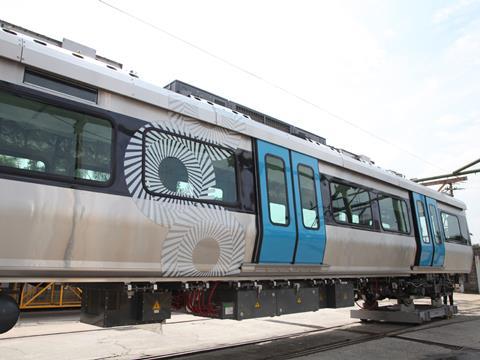 X’Trapolis Mega commuter electric multiple-unit car for Passenger Rail Agency of South Africa.