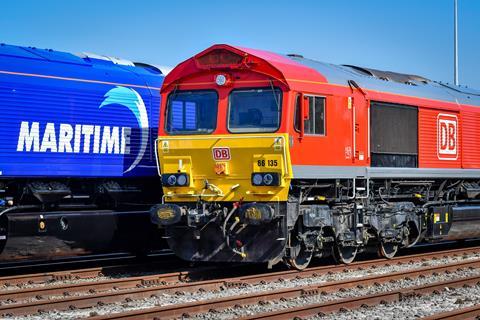 DB Cargo UK and Maritime Class 66 locos