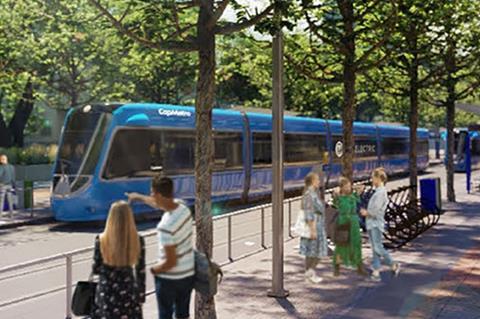 Austin light rail conceptual rendering