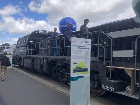 Vossloh Rolling Stock loco at InnoTrans