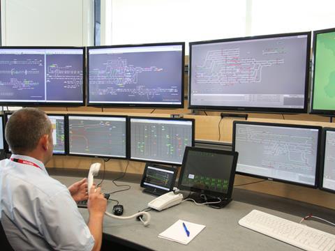 Network Rail is planning to consolidate control of Great Britain’s rail network from more than 800 signalboxes into 12 rail operating centres.