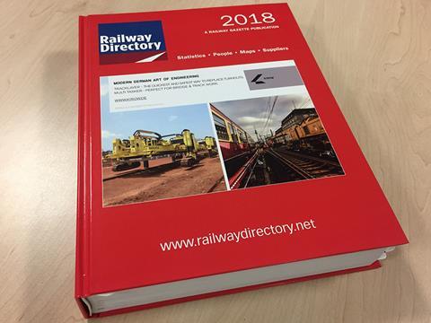 Railway Directory 2018.