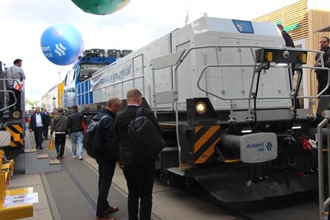 Vossloh Rolling Stock loco at InnoTrans