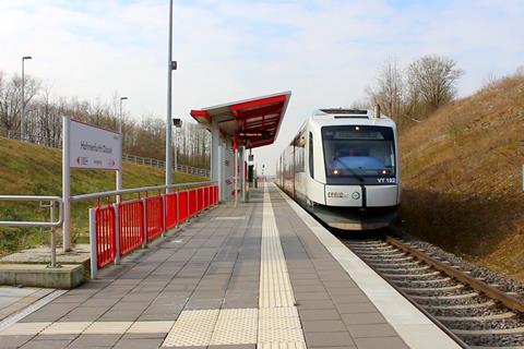 Regiobahn DMU at Hahnenfurth/Düssel (Photo: WF203/CC BY-SA 4.0)