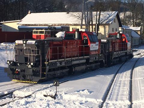 Locomotives 741.737 and 741.738 at CZ Loko’s Ceská Trebová works (Photo: CZ Loko).