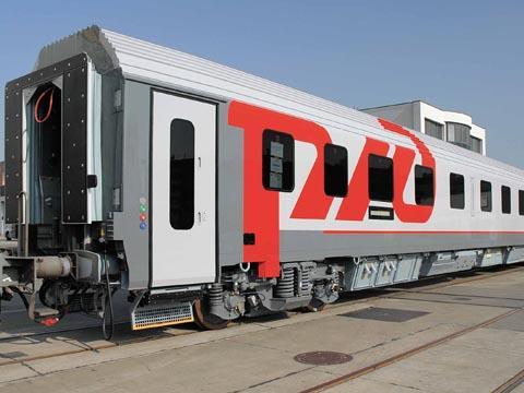 Siemens sleeping car for Russian Railways.