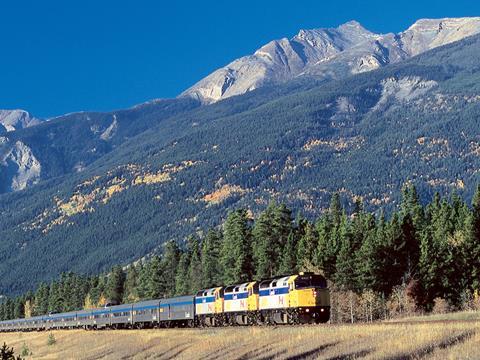 VIA Rail has awarded Cad Railway Industries a C$46m contract to upgrade 25 coaches used on The Canadian service between Toronto and Vancouver (Photo: VIA Rail).