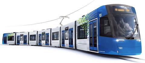 Lausanne Stadler Tramlink tram impression