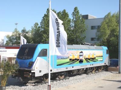 Photo of Bombardier Traxx AC 'Last Mile Diesel' electro-diesel locomotive.
