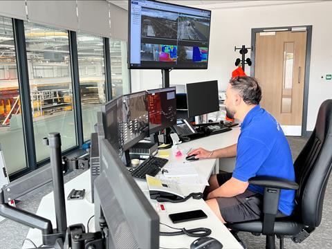 Tyne and Wear Metro Gosforth depot control room