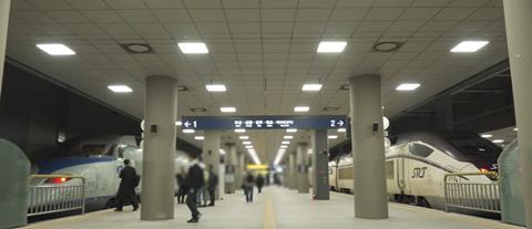 Korail SR through running (source Korail)