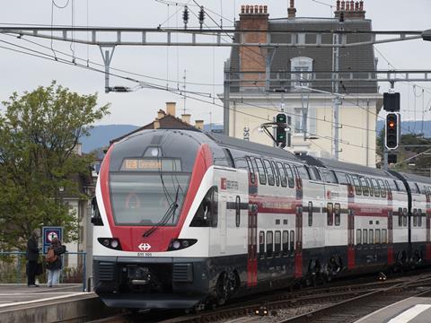 Swiss Federal Railways train (Photo: SBB).