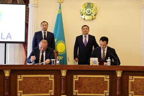 Kamkor Locomotiv and the Akmola region have signed an agreement to build loco assembly plant in Atbasar