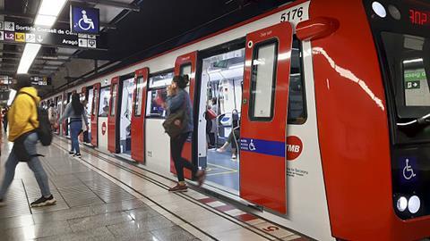 Barcelona metro CAF Series 5000 second generation train (Photo: TMB)