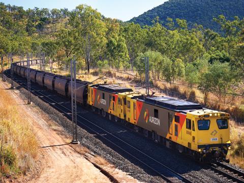 Aurizon coal train.