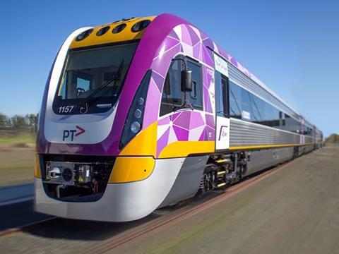Bombardier Transportation is to supply a further nine three-car VLocity diesel multiple-units to Transport for Victoria.