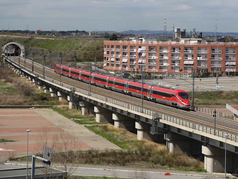 Trenitalia has extensive experience of high speed operation in Italy, including open access competition. (Photo David Campione)