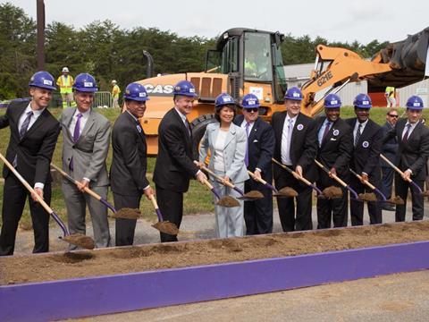 A groundbreaking ceremony for the Purple Line in Maryland took place on August 28.