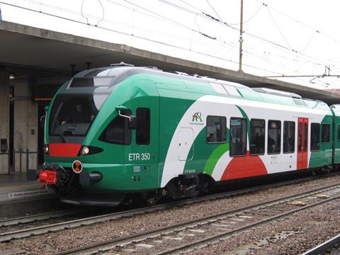 Emilia Romagna passenger train.