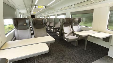 VIA Rail new Corridor fleet economy class