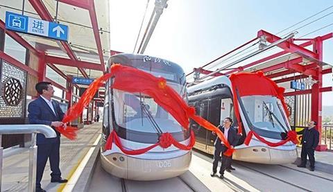 Tianshui opened a light rail line on May 1, running west from the mainline station to Wulipu.