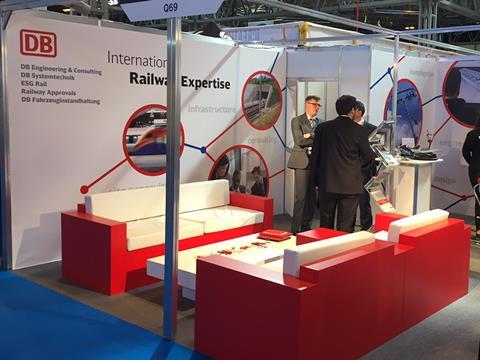 Deutsche Bahn launched an integrated engineering and consultancy service for the UK rail industry at Railtex 2017.