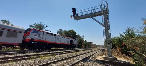 Signalling equipment at Quseia in Egypt (Photo Alstom)