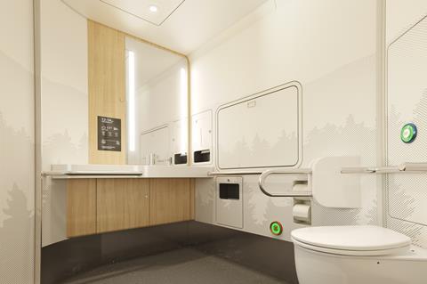 VIA Rail new Corridor fleet toilet