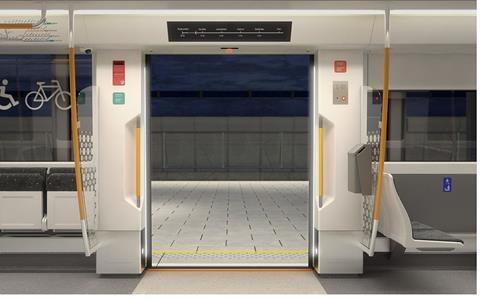 Oslo metro CAF M4000 train impression (Image Sporveien) (2)