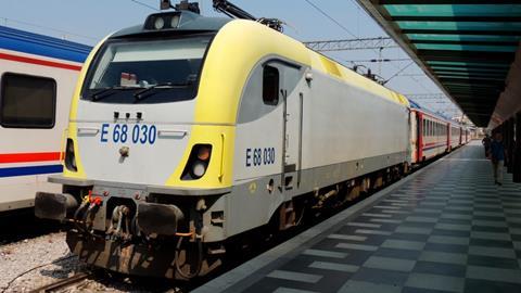 TCDD Hyundai Rotem electric loco with Skoda Transportation equipment