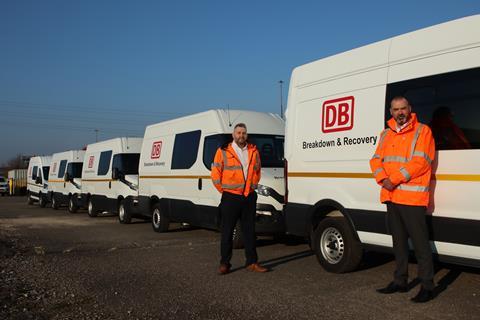DB Cargo UK welfare vans